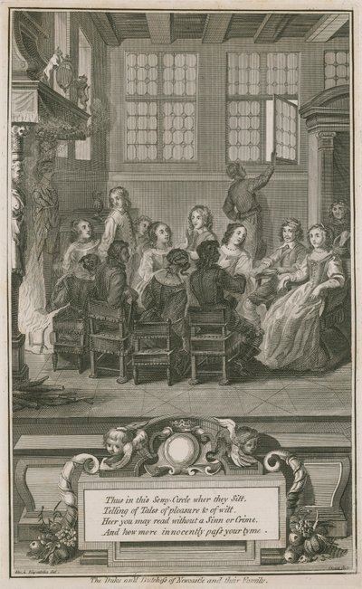 Der Herzog und die Herzogin von Newcastle und ihre Familie von Abraham van Diepenbeeck